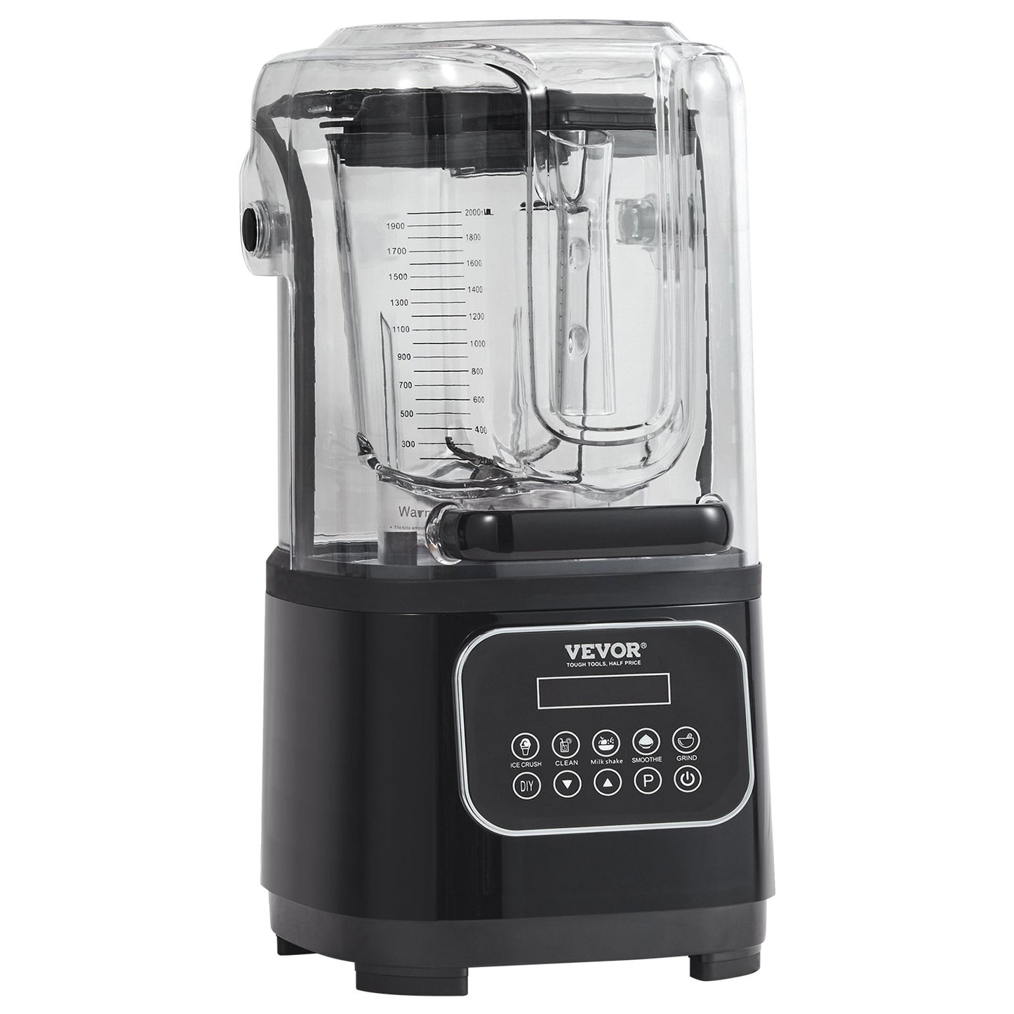 Professional Blender Commercial Bänkskiva Blenders 68 oz Smoothies Shakes