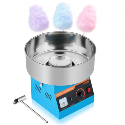 Commercial Cotton Candy Machine Electric Cotton Candy Machine 1000W Blue