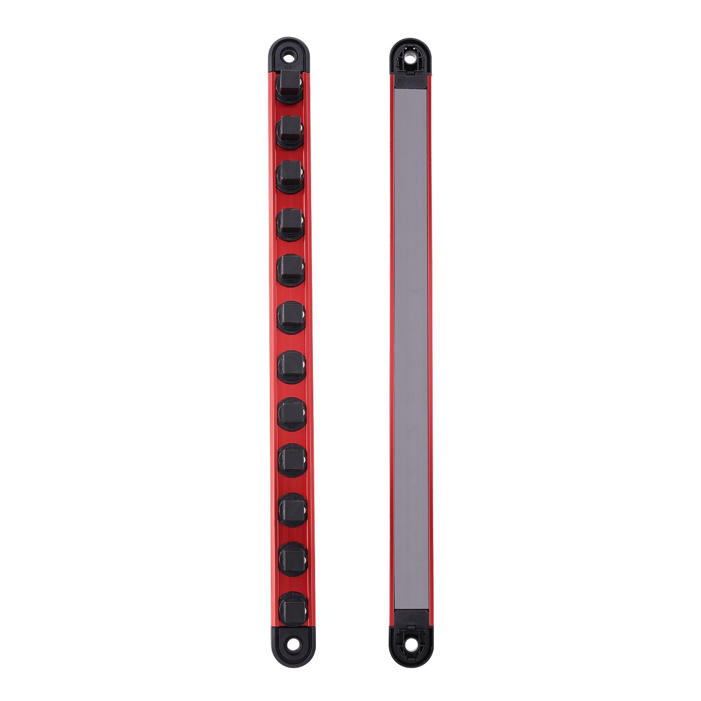 Socket Organizer Rail Set 3PCS Aluminum Socket Organizers with 40 clips