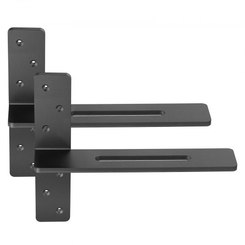 2 shelf brackets 14 inch / 355.6 mm heavy duty floating shelf brackets