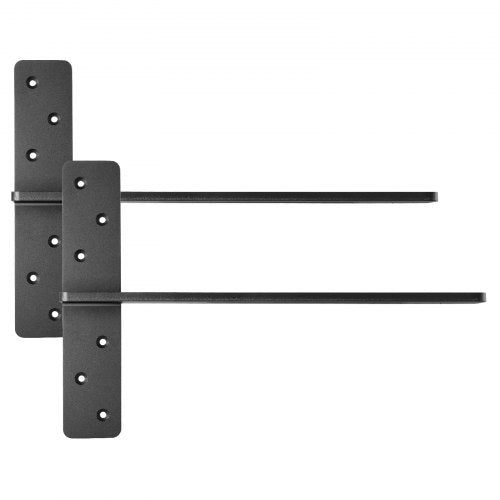 2 st hyllkonsoler 18 tum / 457,2 mm kraftiga flytande hyllkonsoler