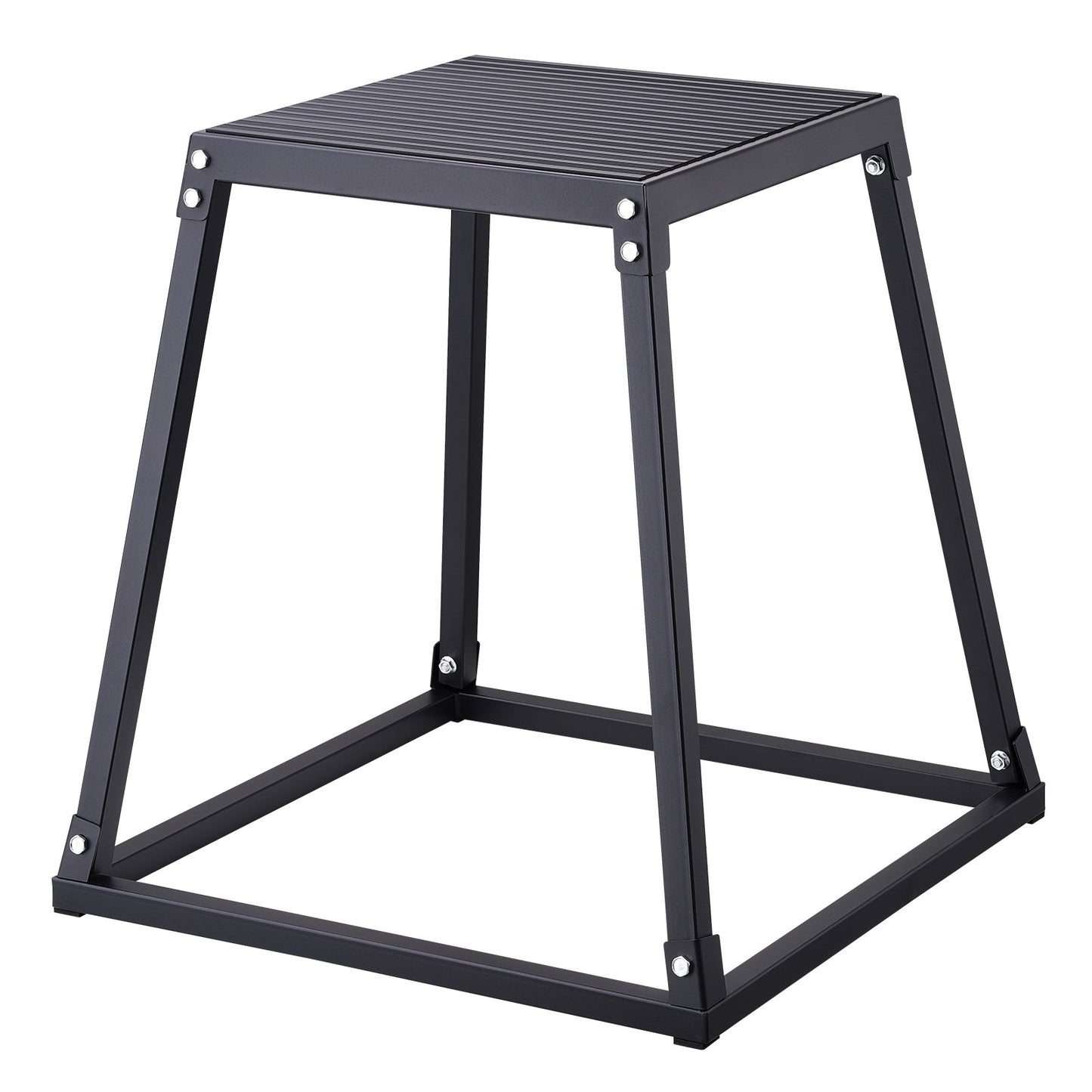 Plyometrische Sprungboxen, 12/18/24 Zoll Plyo-Box, Plattform- und Sprung-Agility-Box, Anti-Rutsch-Fitness-Übungs-Step-Up-Box-Set für das Heim-Fitnessstudio-Workout, Cardio-Krafttraining, Schwarz