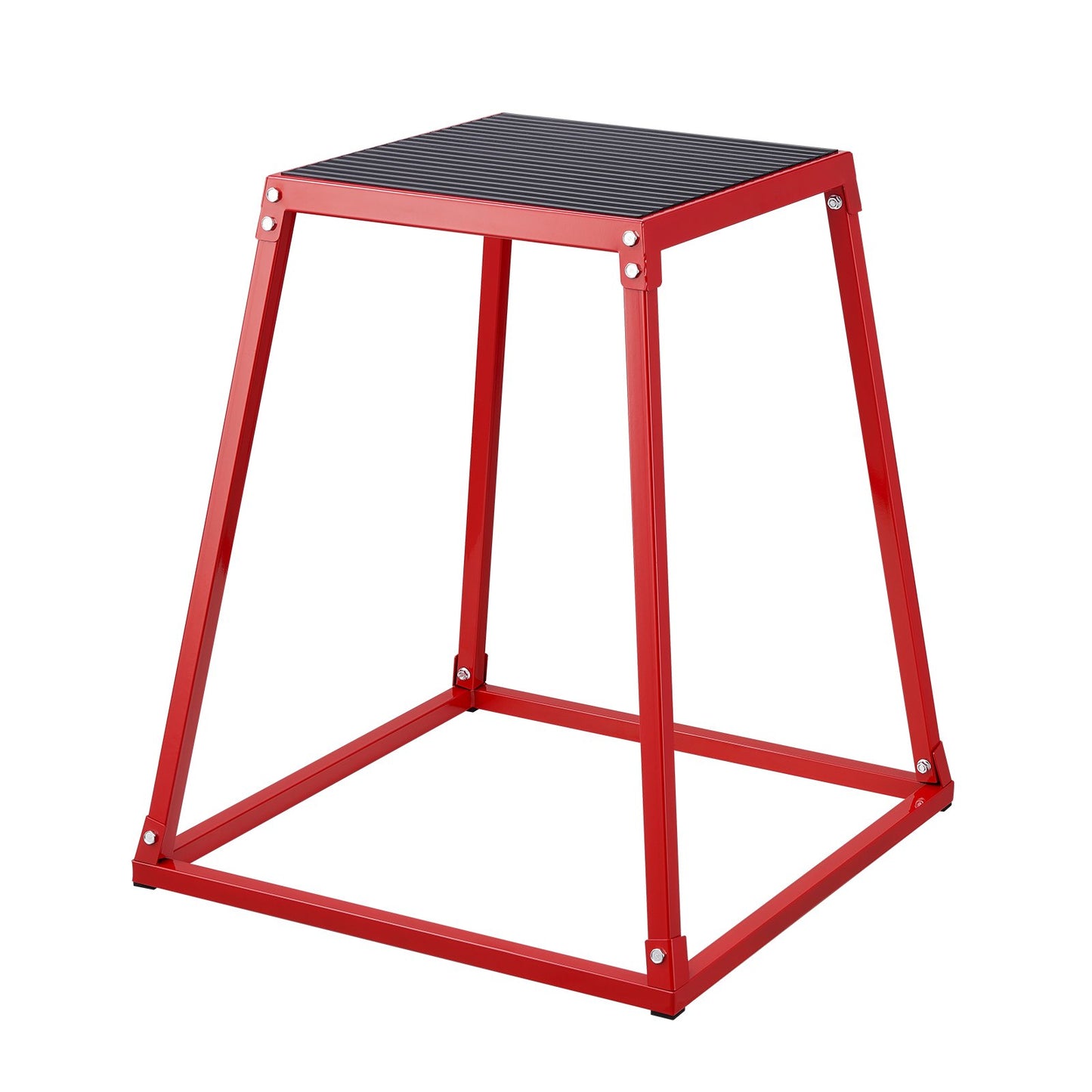 Plyometric Jump Boxes, 12/18/24/30 Inch Plyo Box, Platform and Jumping Agility Box, Anti-Slip Fitness Exercise Step Up Box Set for Home Gym Workout, Cardio Strength Training, Red
