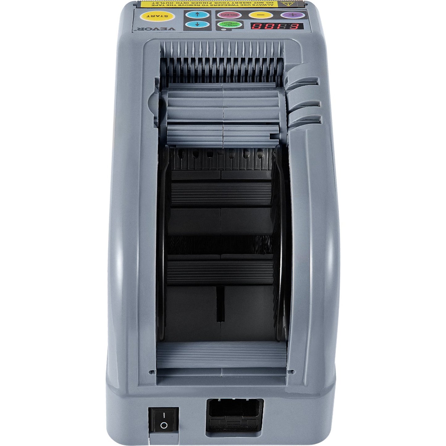 Zcut-9 Automatisk tejpdispenser självhäftande elektrisk tejpskärare Förpackningsmaskin Tejpskärmaskin 6-60 mm tejpbredd