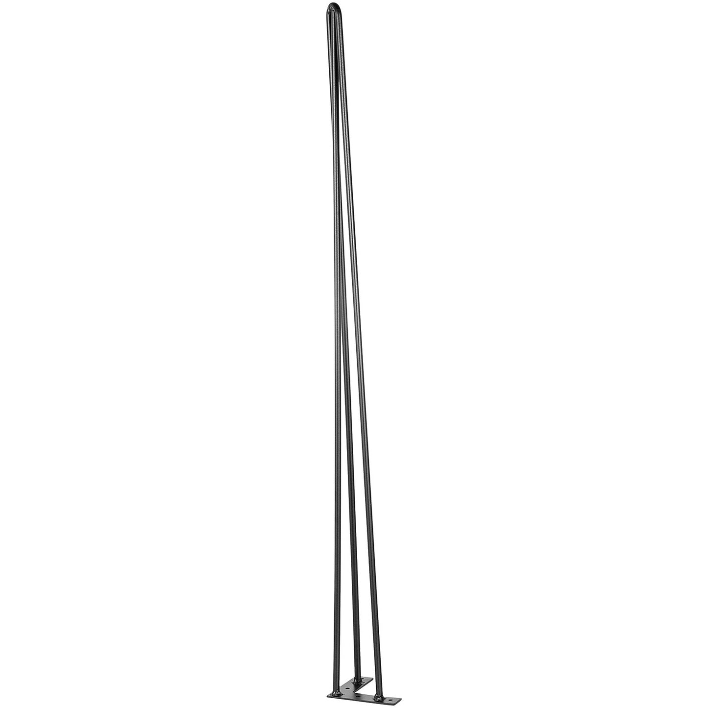 Hairpin Table Legs 36" Black Set of 4 Desk Legs 880lbs Load Capacity (Each 220lbs) Hairpin Table Legs 3 Rods for Bench Desk Table Chairs for Dining Room Table Carbon Steel DIY Heavy Duty Furniture Legs