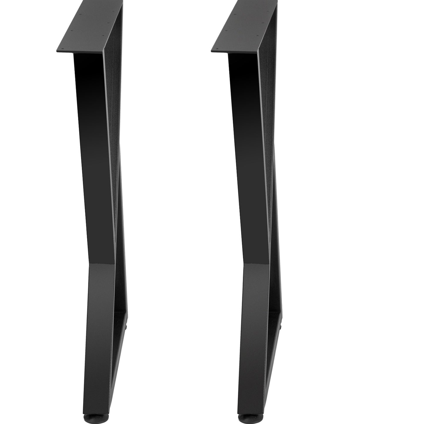 Z-form metallbordsben Matbordsben 28"x18" skrivbordsben Set med 2