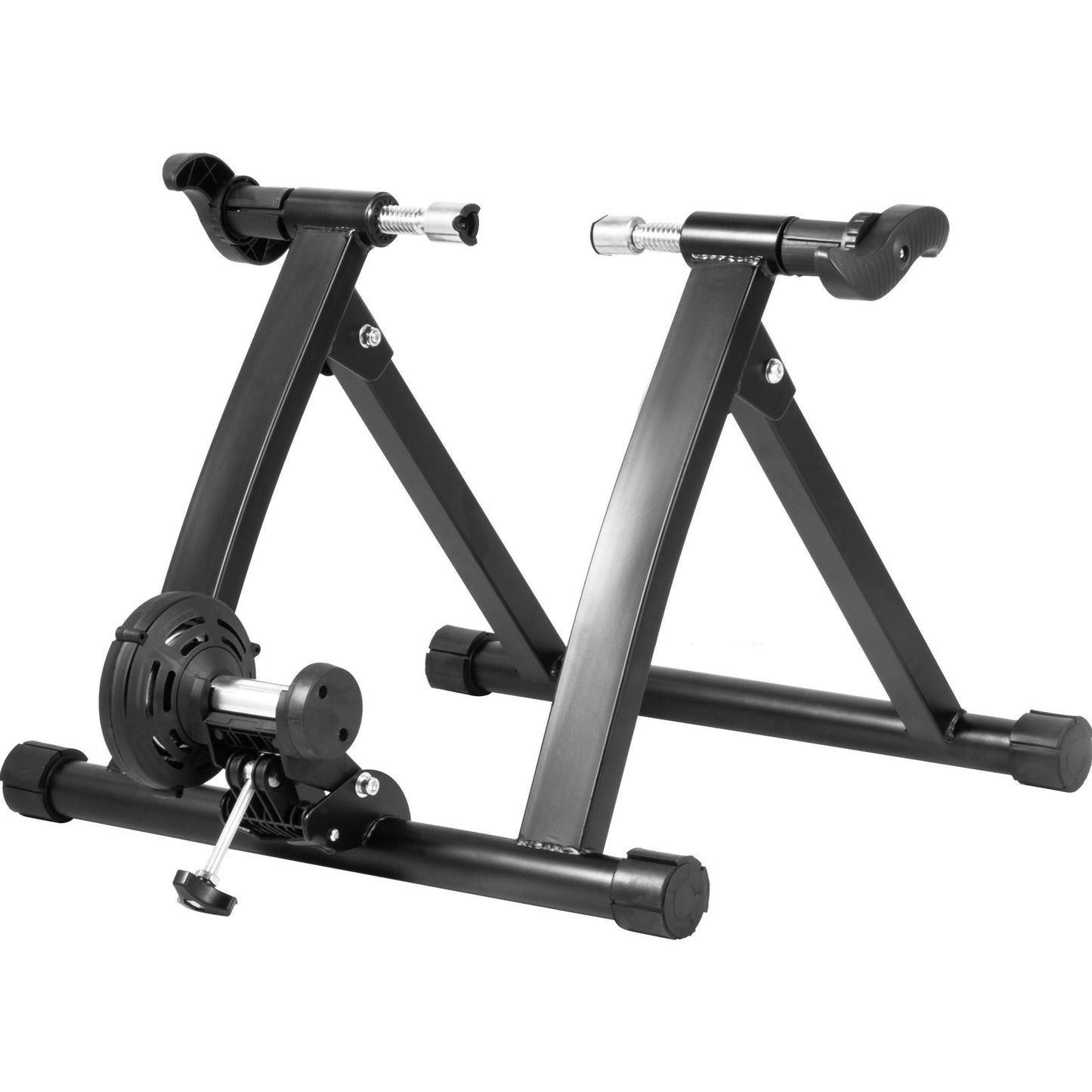 Bike Magnetic Turbo Trainer Home Trainer Bike Trainer Stand with Noise Reducing Wheels Foldable Adjustable Indoor Mountain & Road Bikes Fixed Gear Trainer 26" - 28", 700C Wheels