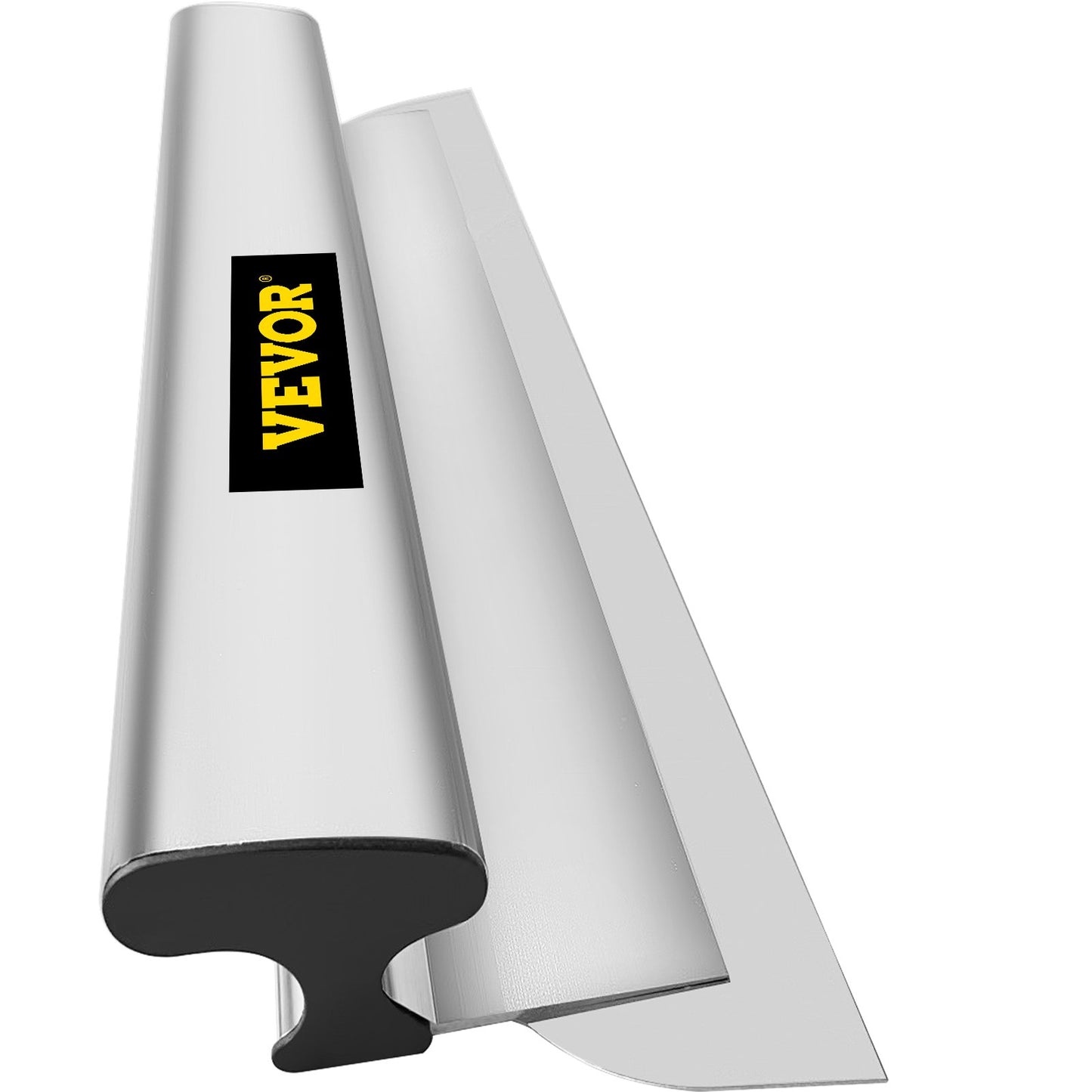 Drywall Skimming Blade, 32 Inch Leveling Knock-Down Knife, Stainless Steel Putty Finishing Tool, Impact End Caps for Sheetrock Gypsum Gyprock Wall-board Drywall