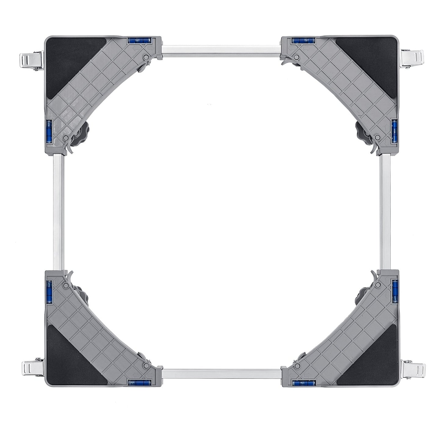 Mini-Kühlschrankständer, 180 kg Tragkraft, 4 stabile Füße, 4 feststellbare Lenkrollen, Waschmaschine und Trockner, multifunktionale verstellbare Basis für Waschmaschine und Kühlschrank, universelle mobile Basis