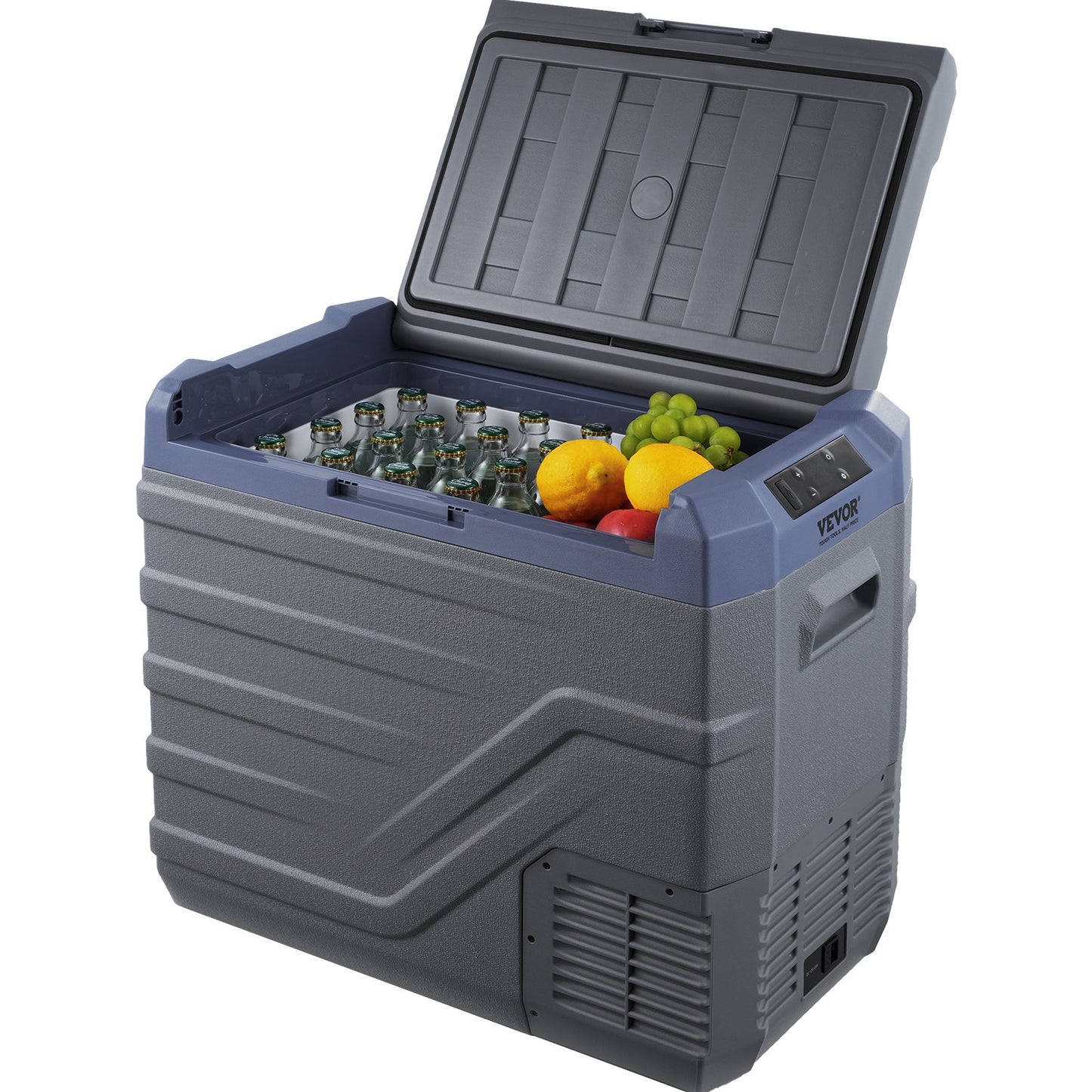 Portable Car Refrigerator Freezer Compressor 45 L Single Zone for Car Home