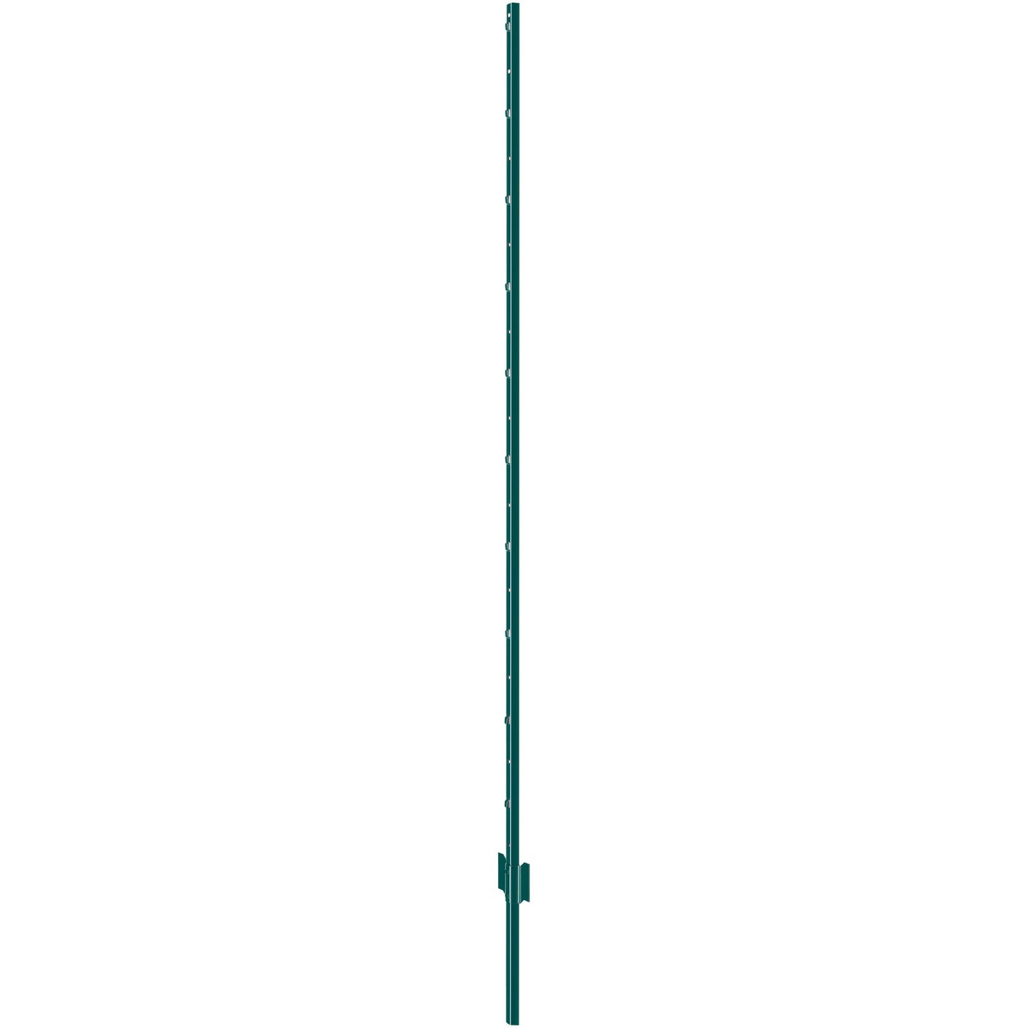 6 fot staketstolpe 6-pack T-stolpe Heavy Duty metall staketstolpar grön