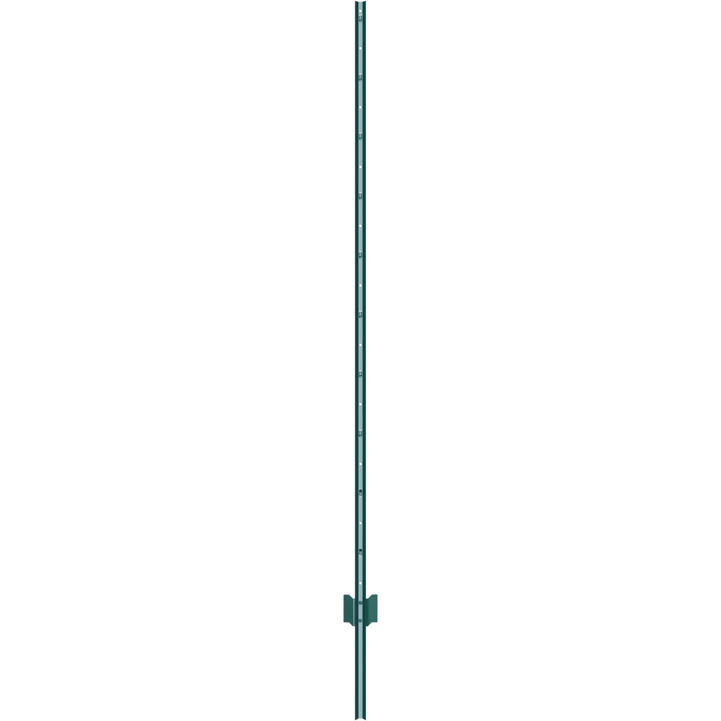 6 fot staketstolpe 6-pack T-stolpe Heavy Duty metall staketstolpar grön