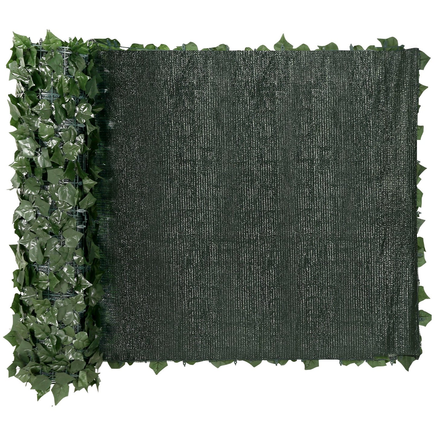 Ivy Privacy Fence, 990 x 2490 mm Artificial Green Wall Screen, Greenery Ivy Fence with Mesh Fabric and Reinforced Joint, Fake Hedges Vine Leaf Decoration for Outdoor Garden, Backyard