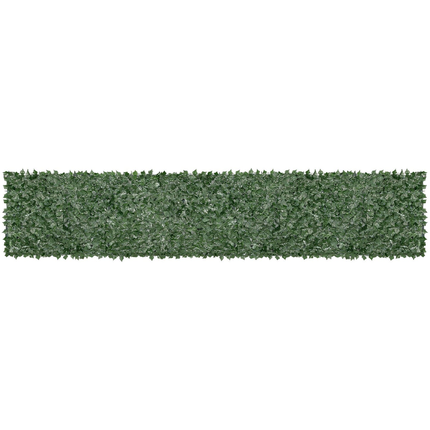 Ivy Privacy Fence, 1 x 5 m Artificial Green Wall Screen, Green Ivy Fence with Mesh Fabric and Reinforced Joint, Fake Hedges Vine Leaf Decoration for Outdoor Garden, Yard, Balcony