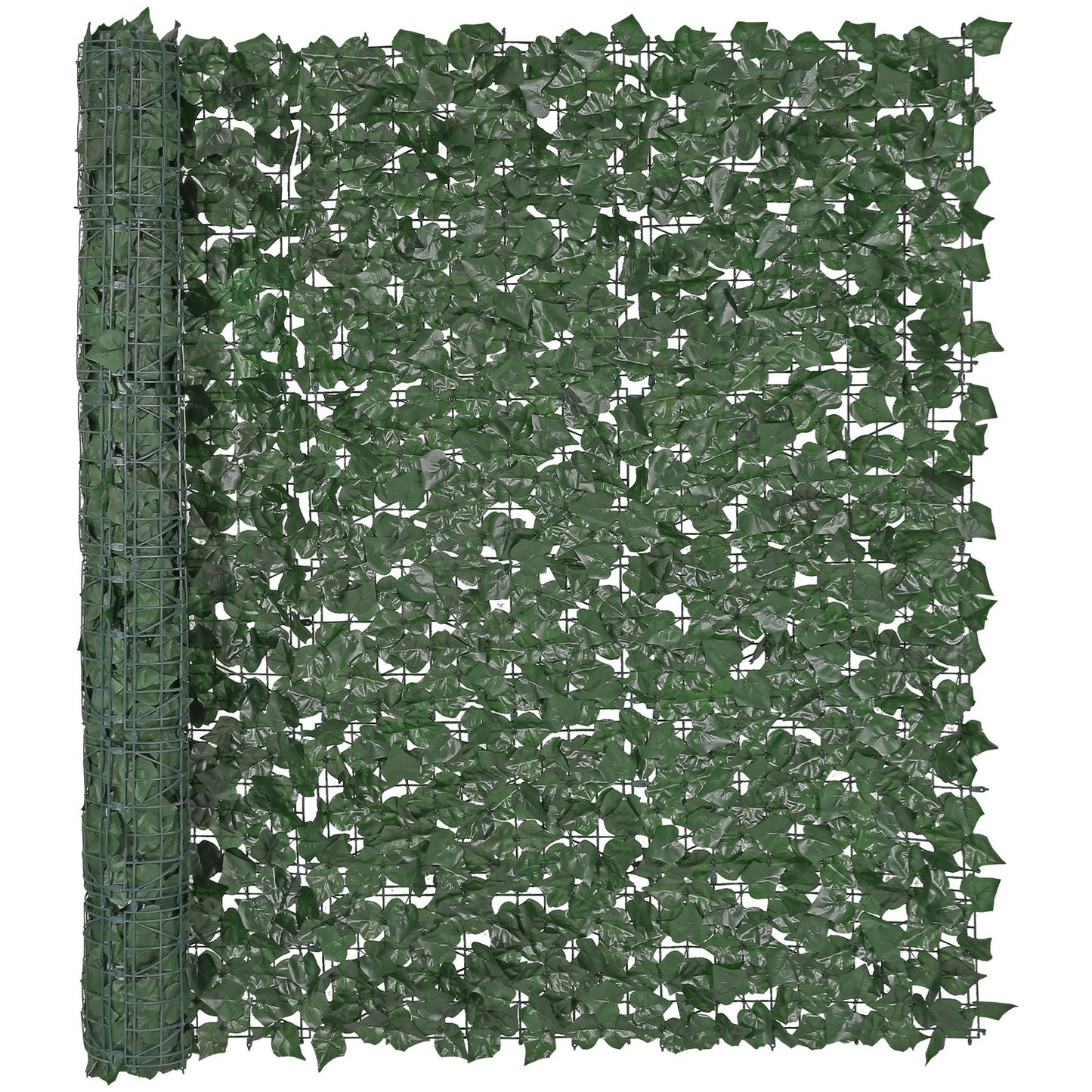 Ivy Privacy Fence, 1500 x 2490 mm Artificial Green Wall Screen, Green Ivy Fence with Reinforced Joint, Faux Hedges Vine Leaf Decoration for Outdoor Garden, Yard, Patio Decor