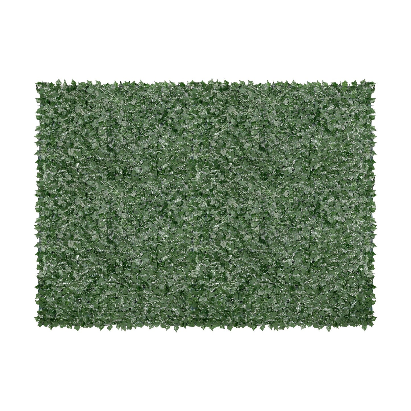 Ivy Privacy Fence, 1830 x 2440 mm Artificiell grön väggskärm, Greenery Ivy staket med nättyg och förstärkt fog, falska häckar Vinbladsdekoration för utomhusträdgård, trädgård