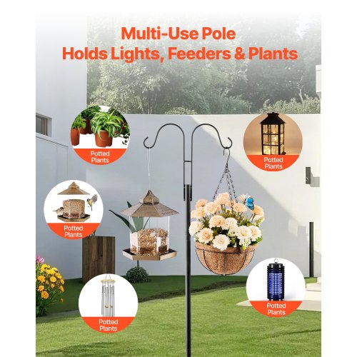 Dubbel Shepherds Krok 8-pack 2730 mm Robust Fågelmatarstång | EU