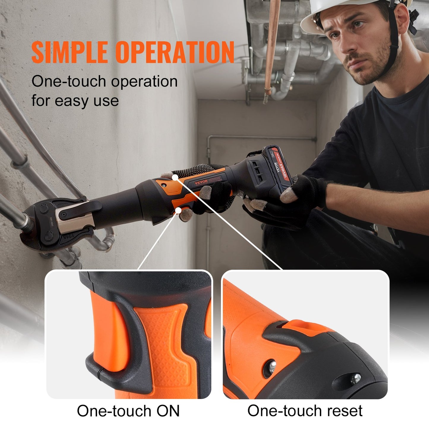 Pro Press Tool Pipe Crimping Kit Press Tool Battery Kit M15 M22 M28 Käft