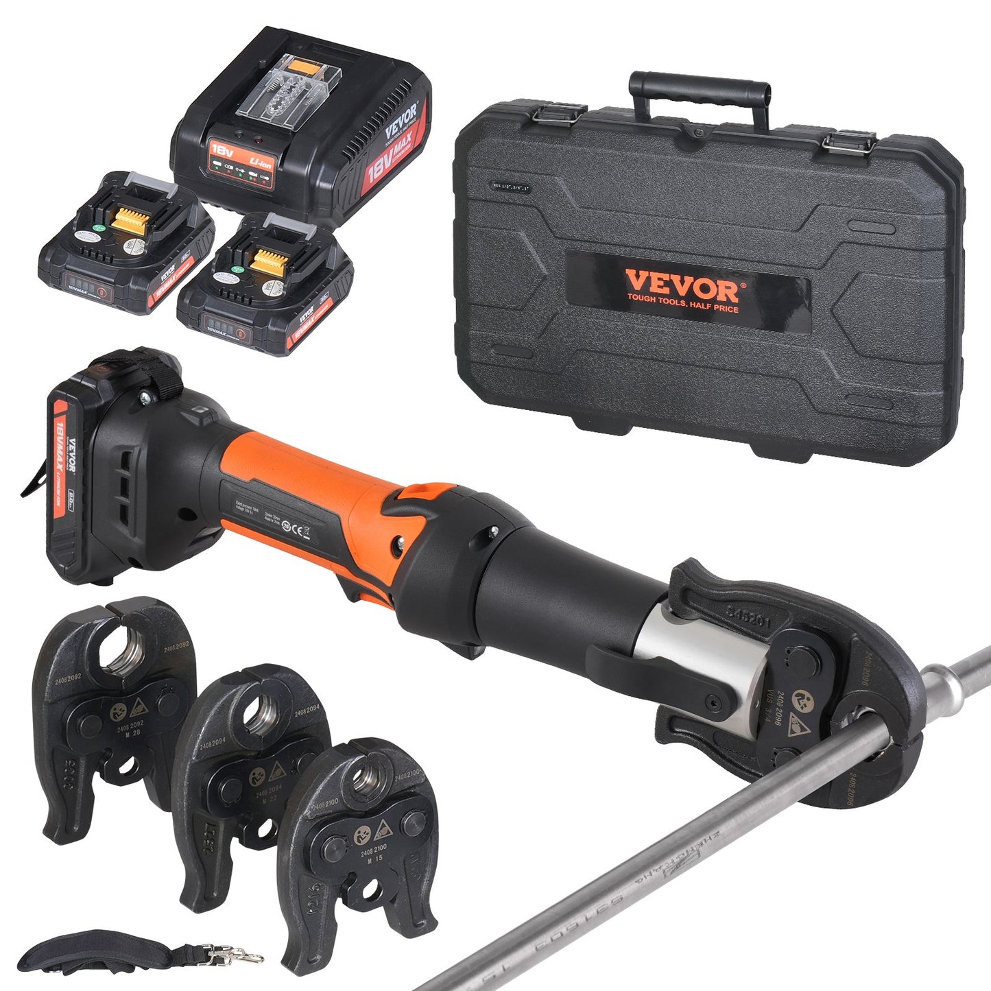 Pro Press Tool Pipe Crimping Kit Press Tool Battery Kit M15 M22 M28 Käft