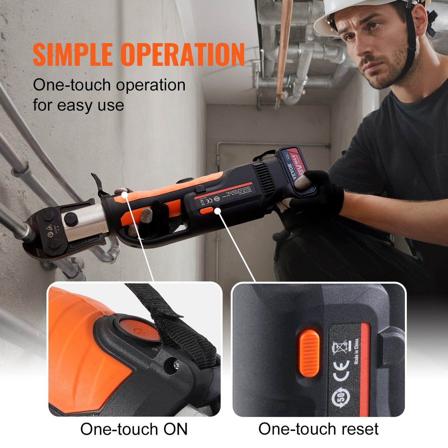 Pro Press Tool Pipe Crimping Kit Press Tool Battery Kit M15 M22 M28 Käft