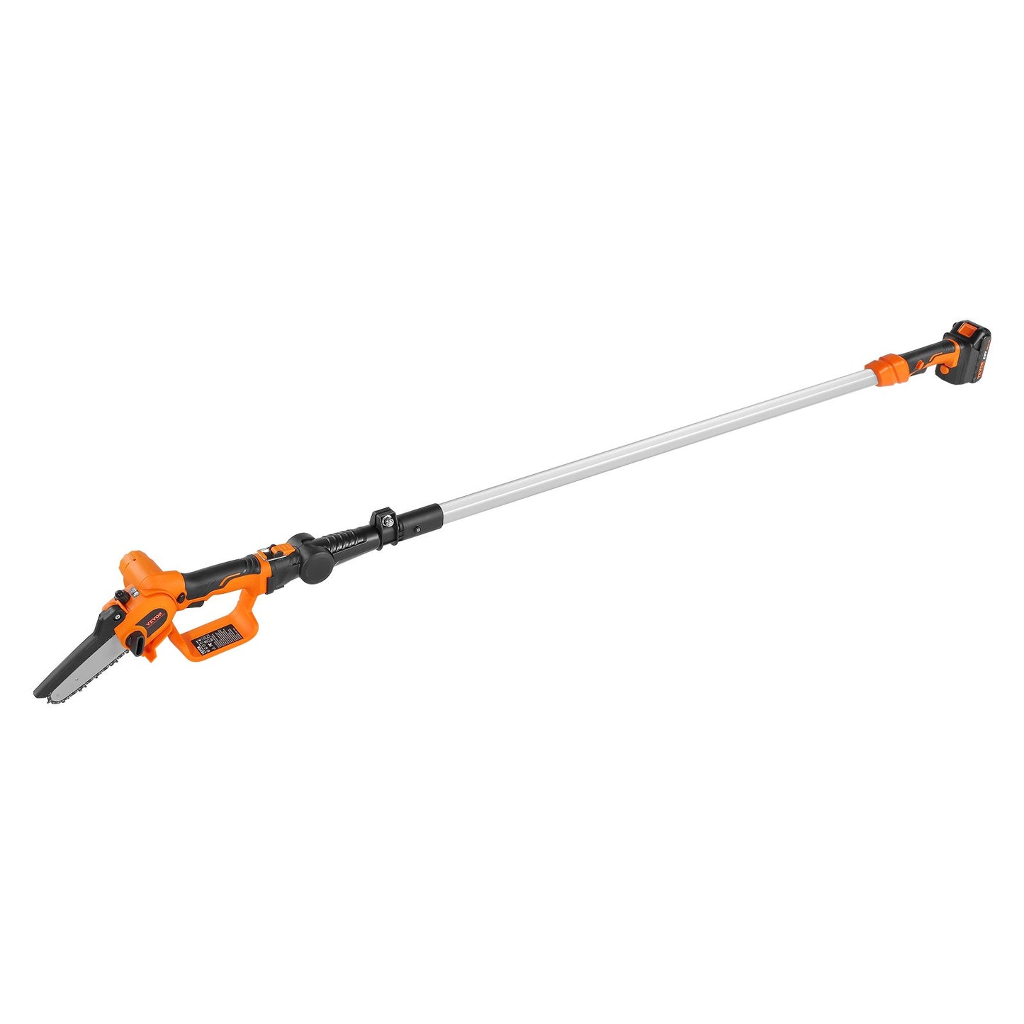 2-in-1 Cordless Pole Saw & Mini Chainsaw, 20V 2Ah Battery Pole Chainsaw, 5" Cutting Capacity 8 ft Reach Pole Saw for Branch Cutting and Tree Pruning (Battery and Blade Guard Included)