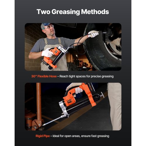 Cordless Grease Gun 20V Electric Grease Gun Kit with Battery 30-inch Hose