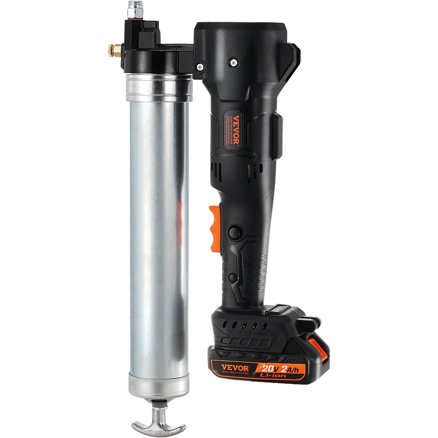 Sladdlös fettpistol elektrisk 20 volt 2,0 Ah batterisats 10000PSI med fodral