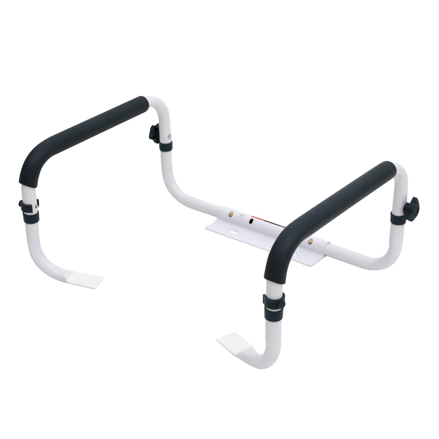 Toilet Safety Rail, 300 LBS Capacity Toilet Seat Frame, Adjustable Width Fits Most Toilets, Easy Installation, Toilet Handles Handles with Padded Armrests for Handicapped, Disabled, Seniors