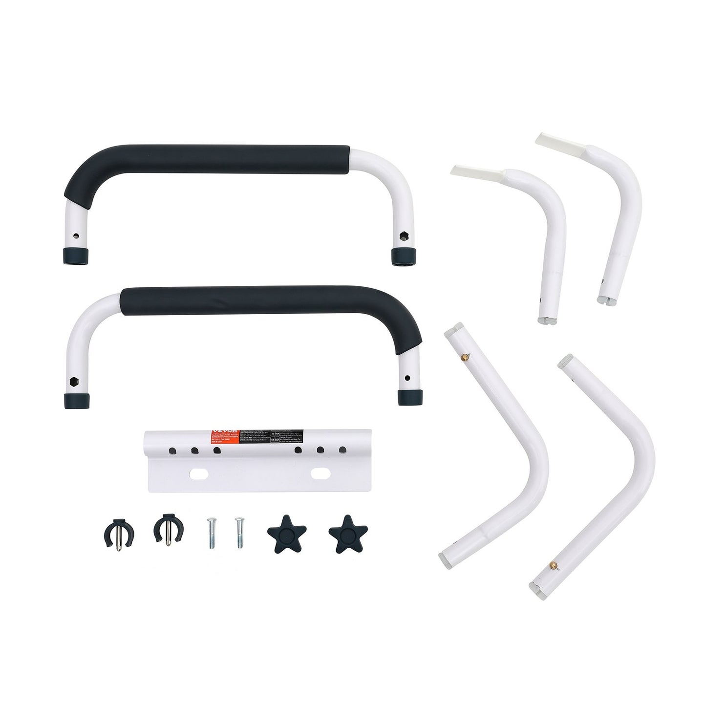 Toilet Safety Rail, 300 LBS Capacity Toilet Seat Frame, Adjustable Width Fits Most Toilets, Easy Installation, Toilet Handles Handles with Padded Armrests for Handicapped, Disabled, Seniors