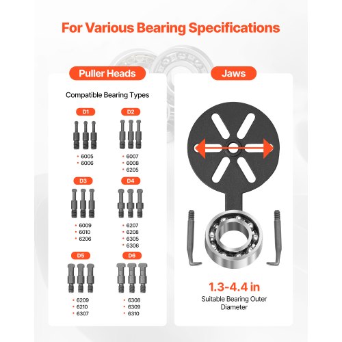 21 in 1 bearing removal puller inner hole removal tool 3-jaw puller