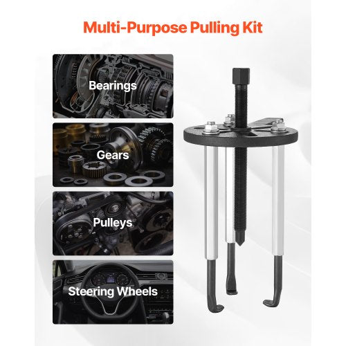 21 in 1 bearing removal puller inner hole removal tool 3-jaw puller