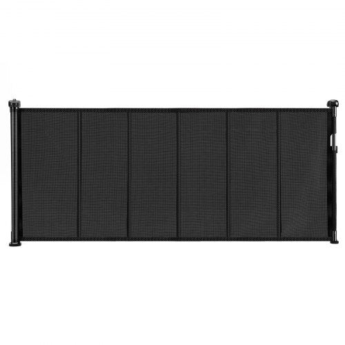 Infällbar Barngrind 870 mm Hög Utdragbar till 1800 mm Bredd Barn Husdjur Svart | EU