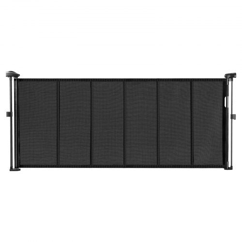 Infällbar Barngrind 870 mm Hög Utdragbar till 1800 mm Bredd Barn Husdjur Svart | EU