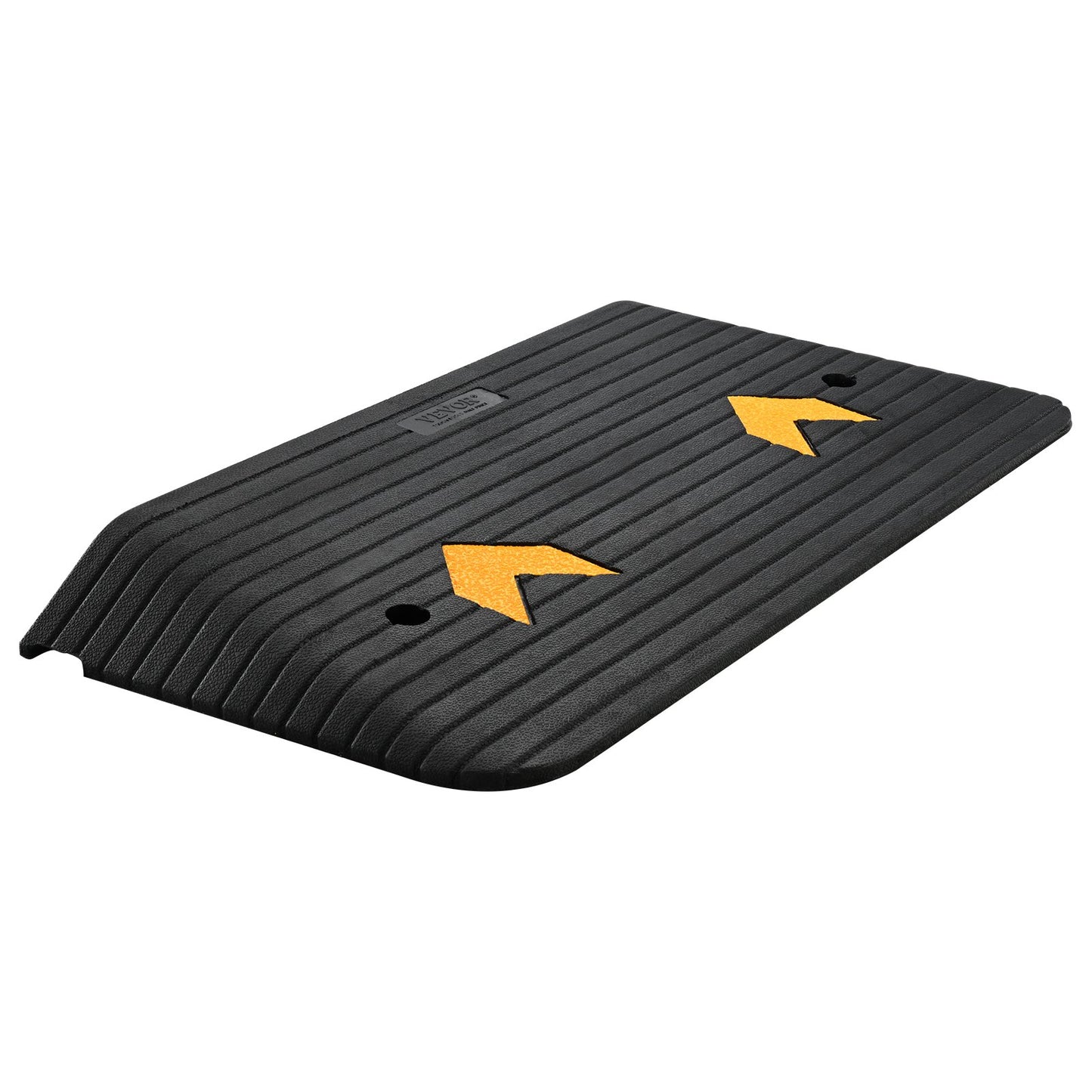 Upgraded Rubber Threshold Ramp, 3 Inch 1 Channel Door Ramp, Natural Rubber Car Ramp with Non-Slip Textured Surface, 33069 lbs Load Capacity Sidewalk Ramp for Wheelchair and Scooter