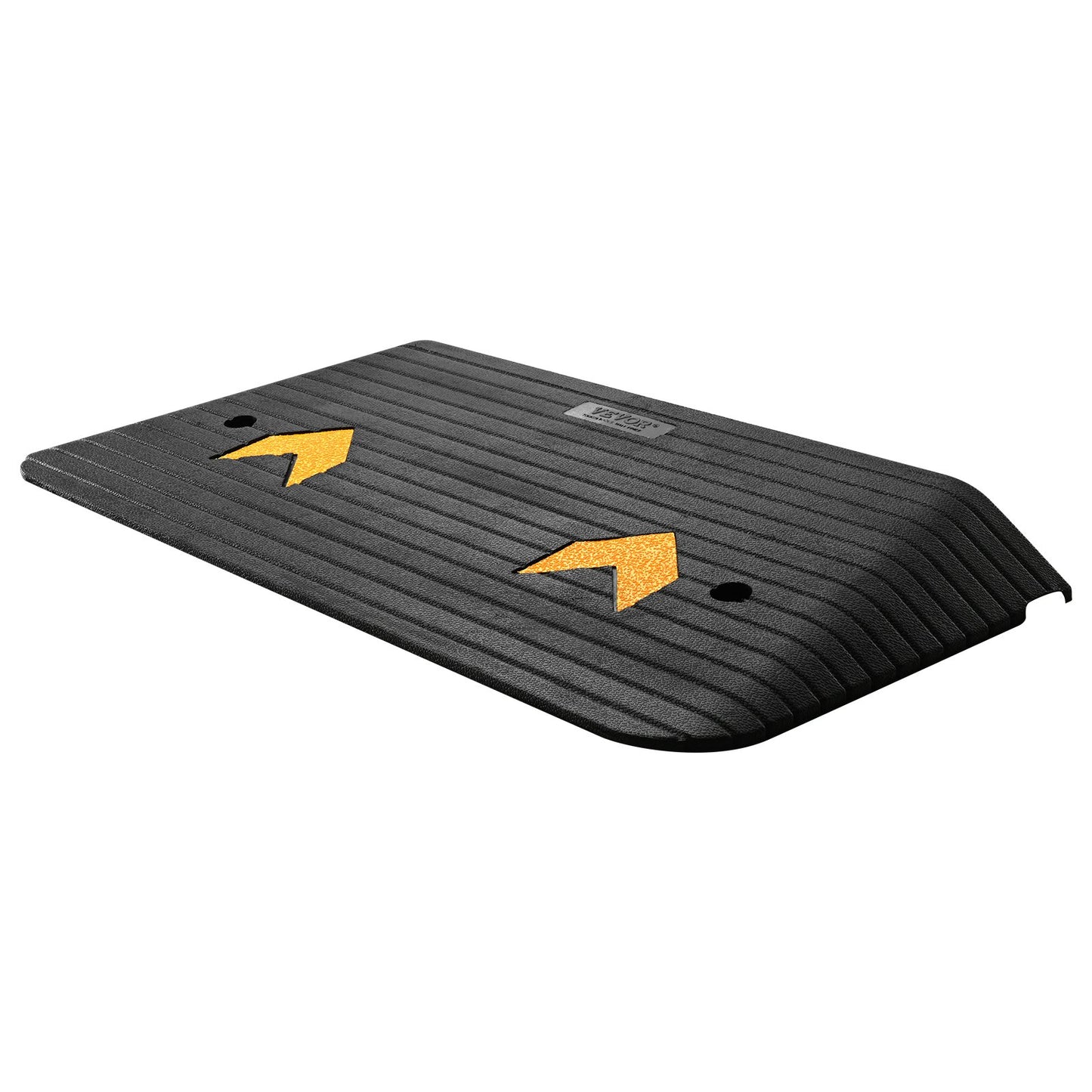 Upgraded Rubber Threshold Ramp, 3 Inch 1 Channel Door Ramp, Natural Rubber Car Ramp with Non-Slip Textured Surface, 33069 lbs Load Capacity Sidewalk Ramp for Wheelchair and Scooter