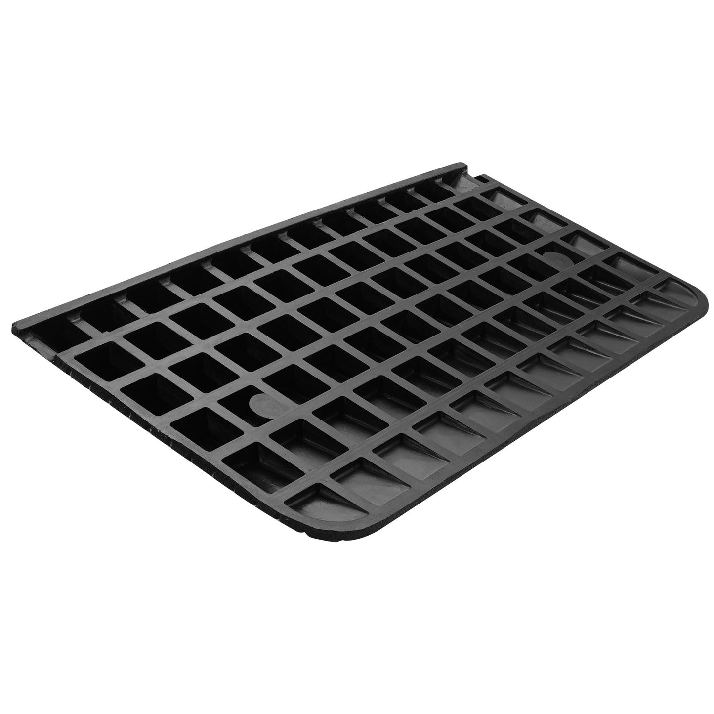 Upgraded Rubber Threshold Ramp, 3 Inch 1 Channel Door Ramp, Natural Rubber Car Ramp with Non-Slip Textured Surface, 33069 lbs Load Capacity Sidewalk Ramp for Wheelchair and Scooter