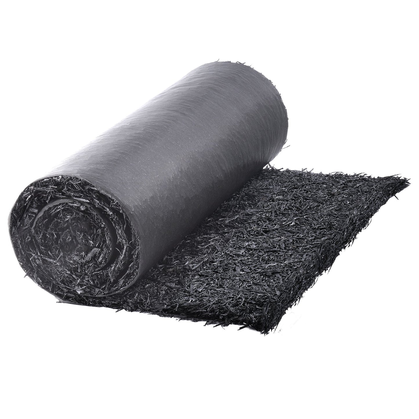 2 Rolls Rubber Mulch Roll for Landscaping 96 x 22 Inch Rubber Mulch Mat