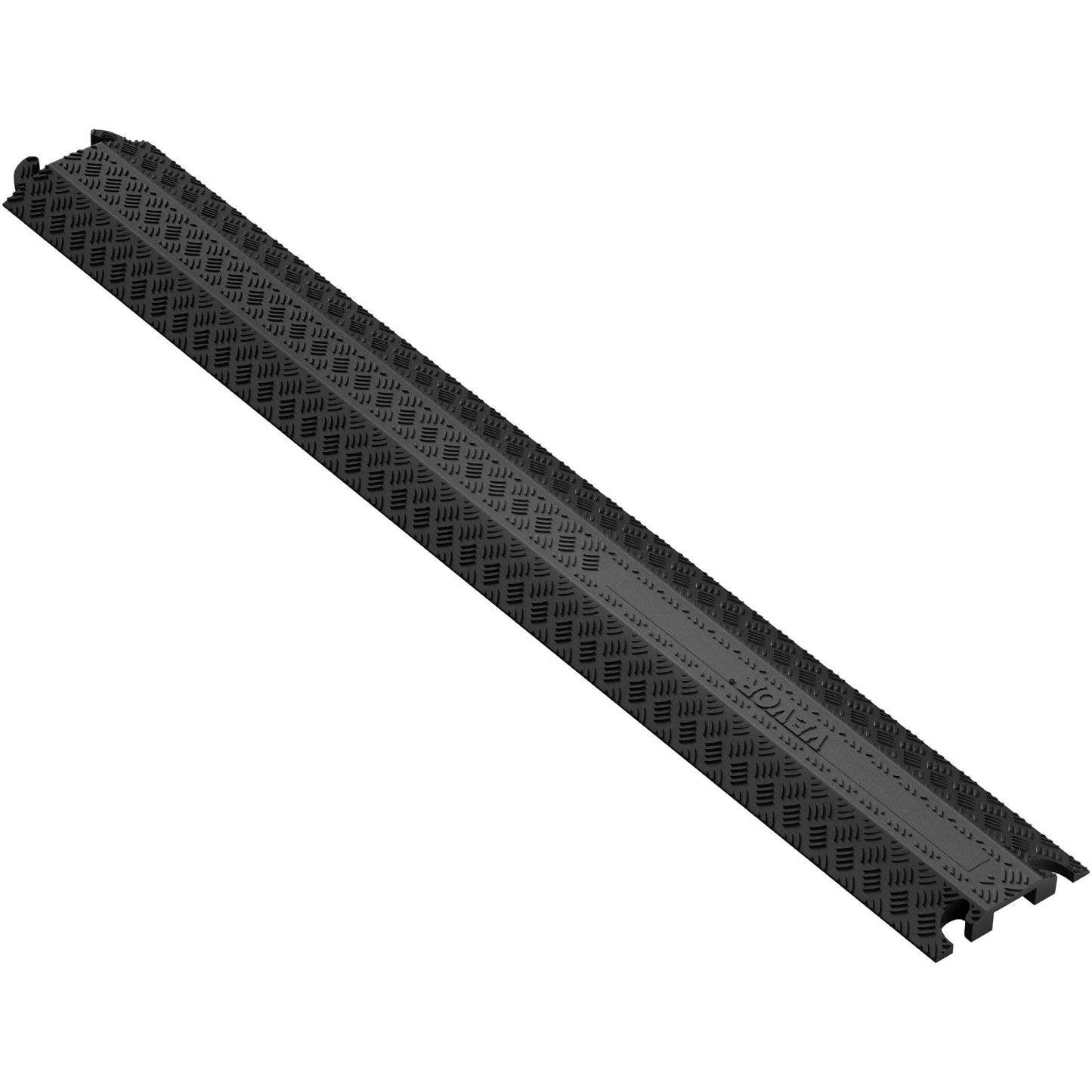 Drop Over Cable Cover Ramp, 2,000 lbs/axle Load Capacity, Heavy Duty Cable Hose Protection Ramp, Floor Cord Cover for High Traffic Areas Indoor Outdoor Home Office Warehouse School