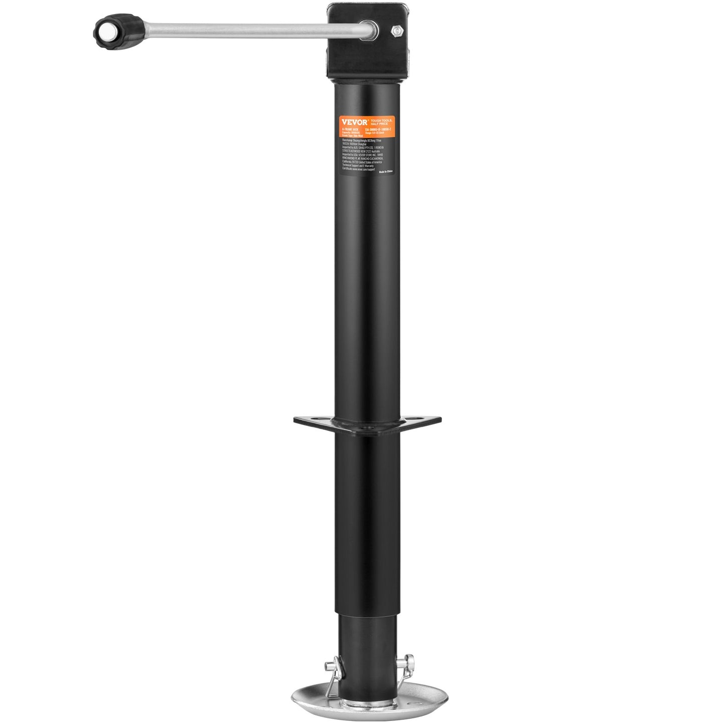Trailer Jack, Trailer Tongue Jack A-frame Bolt on Weight Capacity 5000 lb, Trailer Jack Stand with Handle for Lifting RV Trailer, Horse Trailer, Utility Trailer, Yacht Trailer