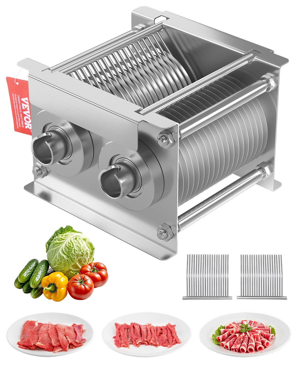 Köttskärmaskinblad 5 mm rostfritt stål för SJY-DQ90 Köttslider