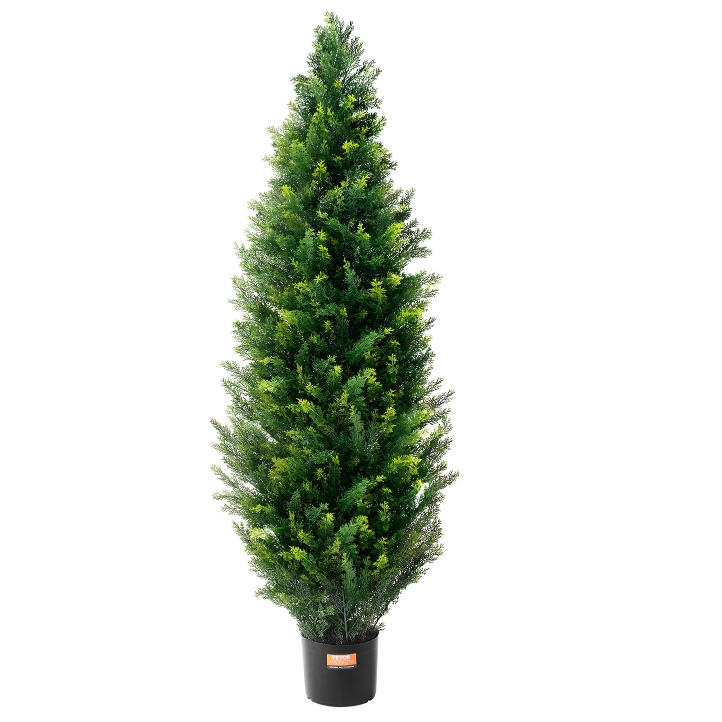 2er-Pack, 1,22 m, künstlicher Zeder-Formschnittbaum, Kunstpflanze, UV-Dekoration für drinnen und draußen