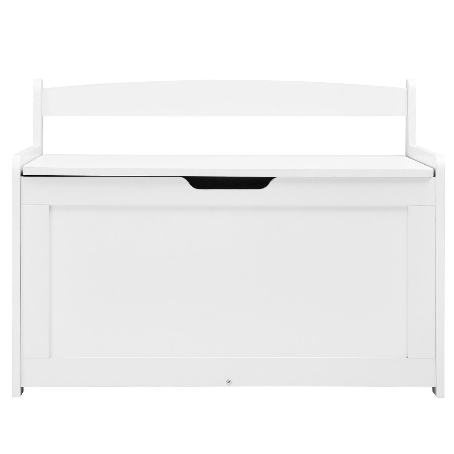 Barnleksaksförvaringsbänk Träleksakslåda Bröst 32,68 x 17,91 x 24,02" Vit