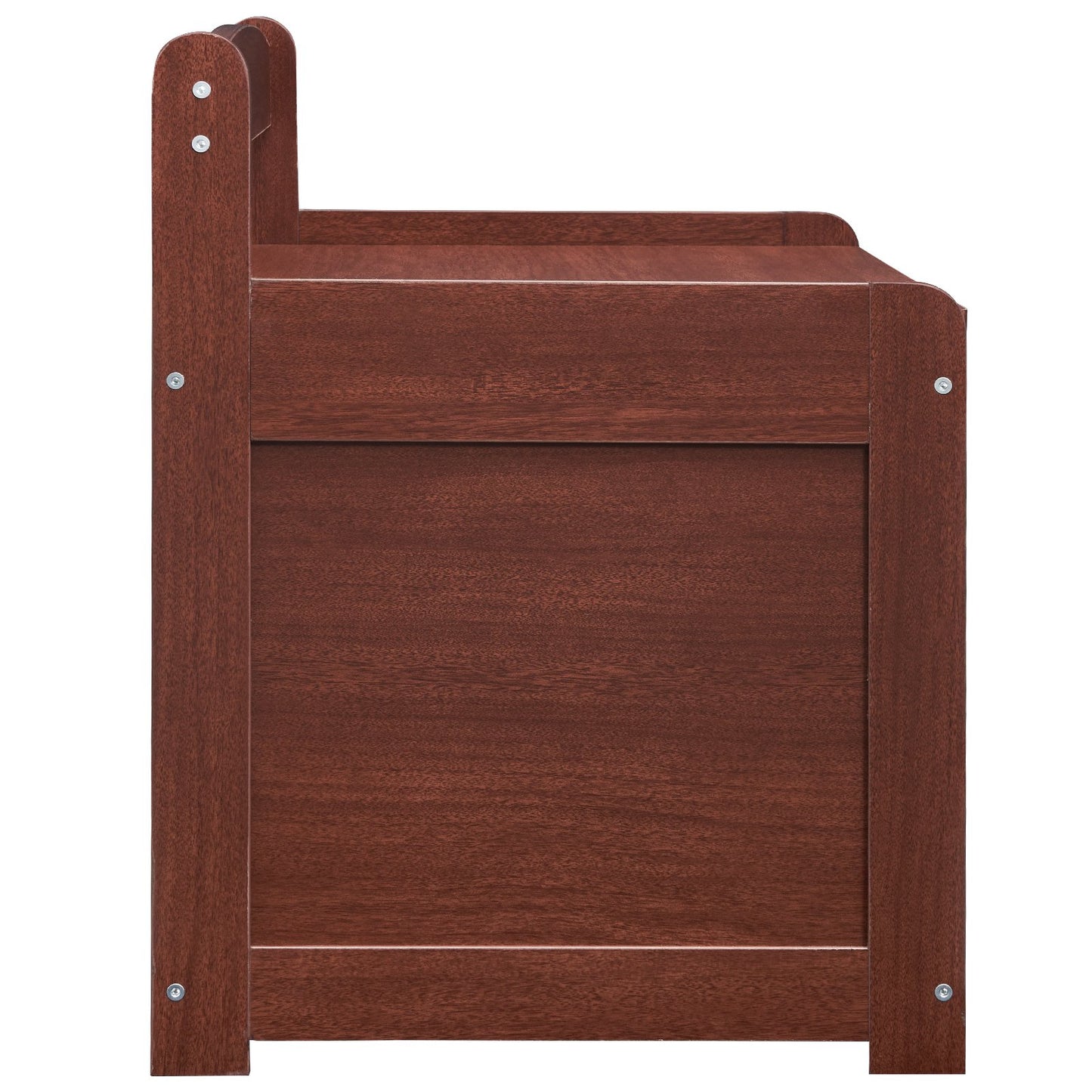 Barnleksaksförvaringsbänk Träleksakslåda Kista 32,68 x 17,91 x 24,02" Cherry
