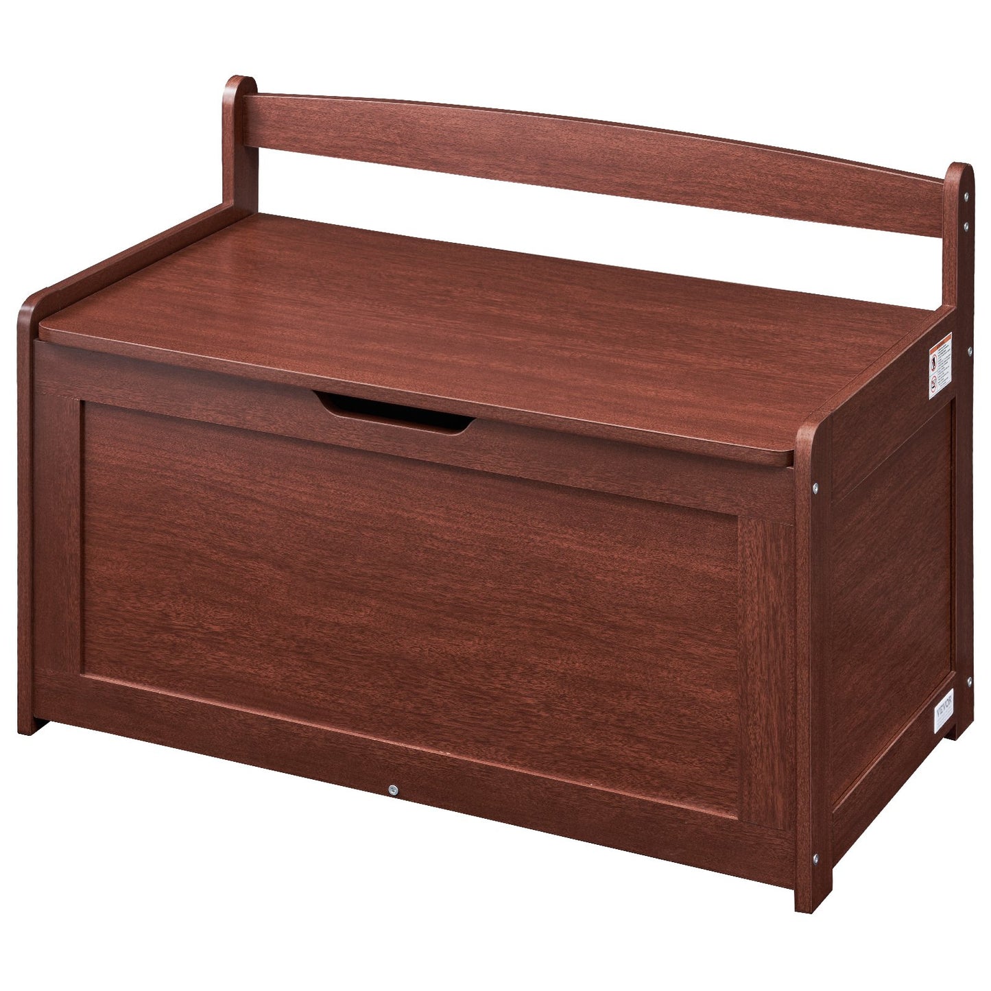Barnleksaksförvaringsbänk Träleksakslåda Kista 32,68 x 17,91 x 24,02" Cherry