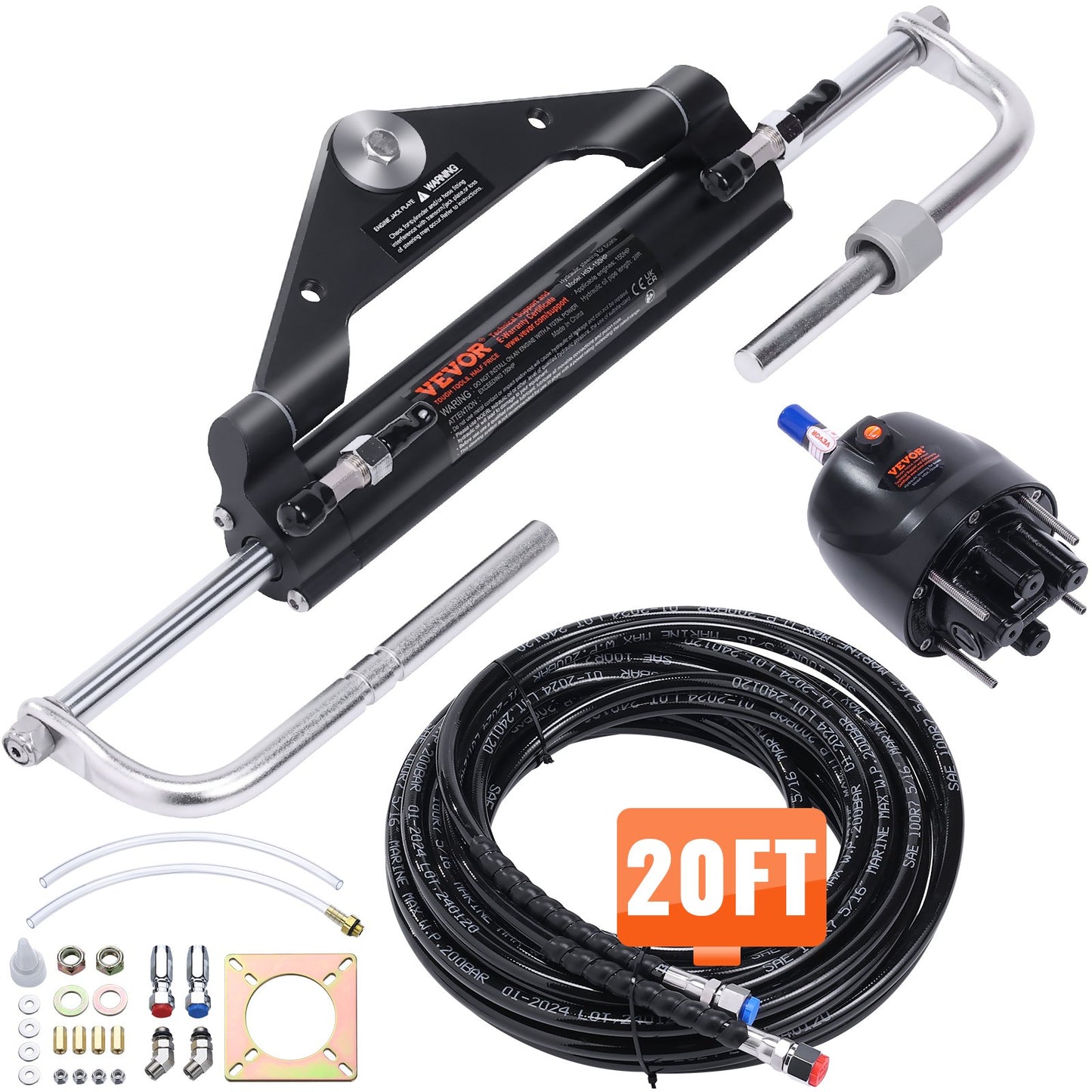 Hk4200a-3 150hk Hydraulisk utombordare styrsystemsats Helm Hk4200a3 Cylinder