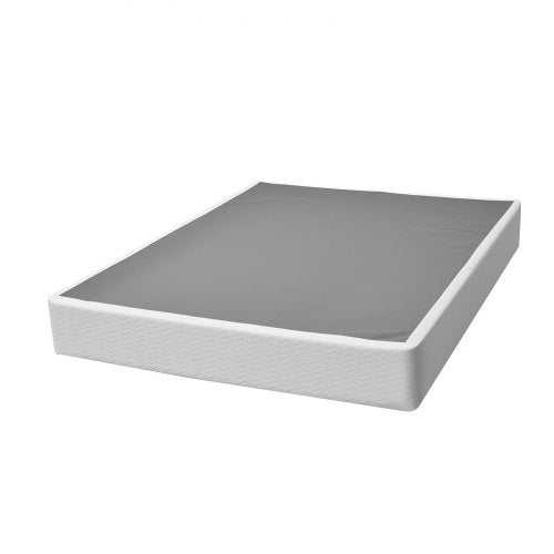 Boxspring Queen size-sängram med tyg 204,5 L x 144,5 B x 23,5 H tum | EU