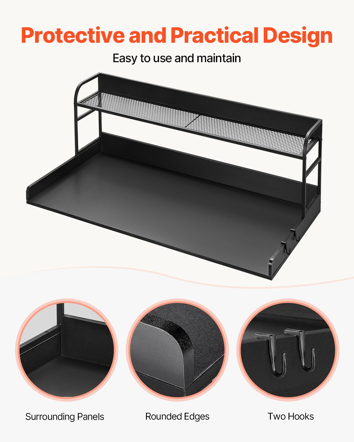 Tvättmaskin och torktumlare bänkskiva med hylla 54"x27" trä tvättmaskin torktumlare överdrag svart