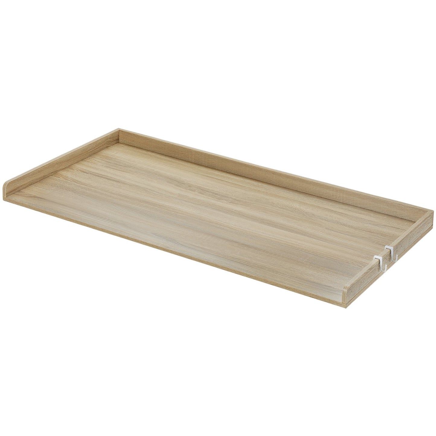 Arbeitsplatte für Waschmaschine und Trockner, 137,2 x 68,6 cm, Holz, Aufsatz für Waschmaschine und Trockner, Eiche