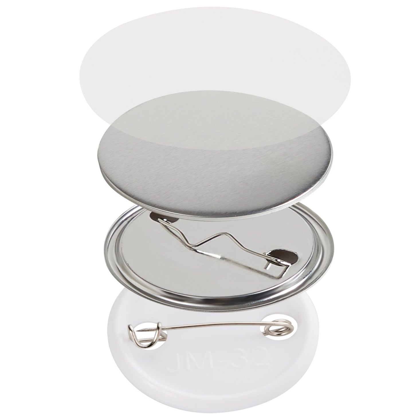 1.25" 32mm Button Badge Parts Accessories for Button Maker Machine 500 sets