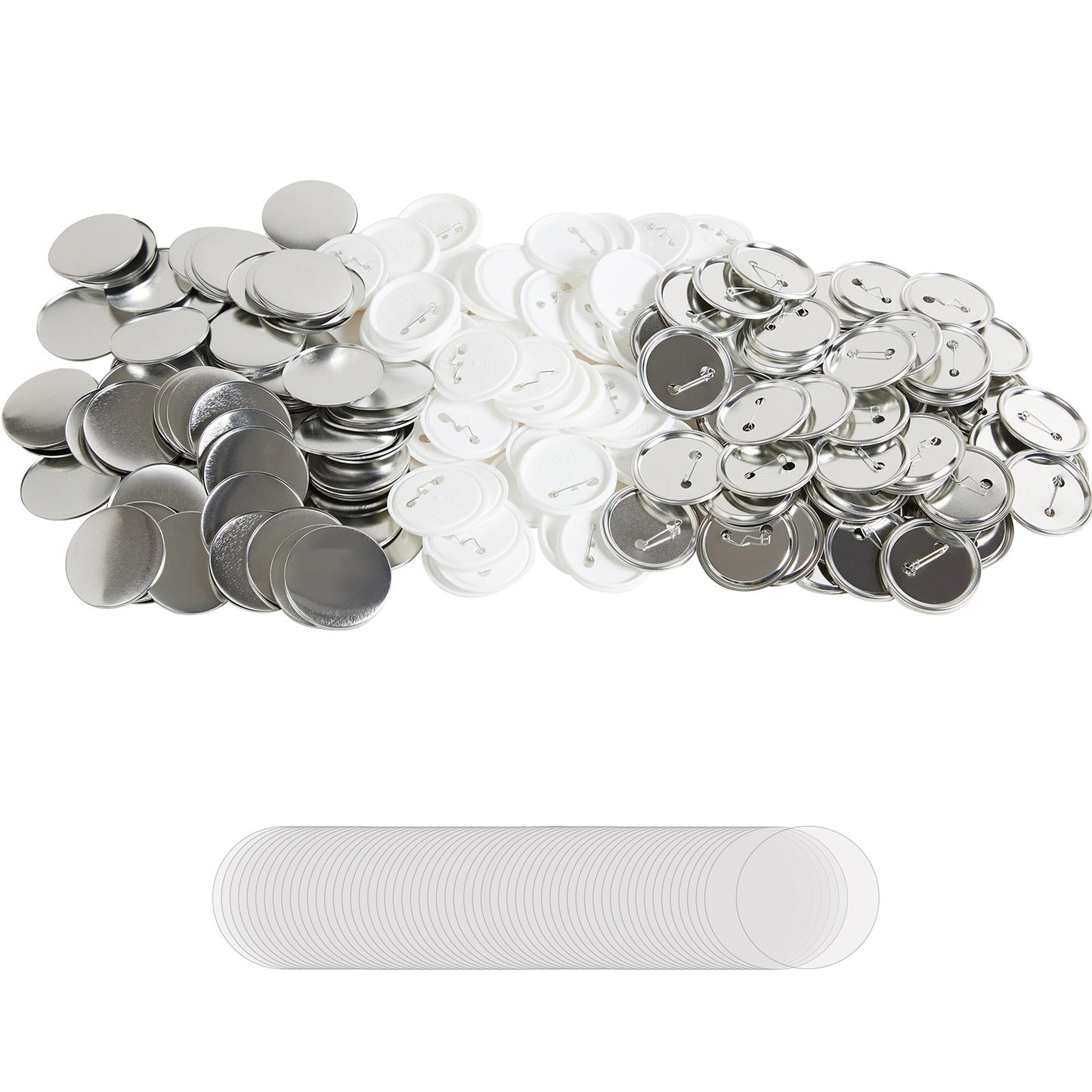 2,25" 58mm Button Badge Teile Zubehör für Button Maker Maschine 500 Sets